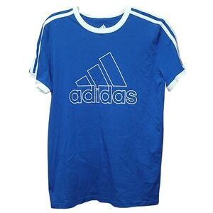 NWT Adidas Boys L Bos Ringer Short Sleeve Athletic T Blokecore Sportswear School